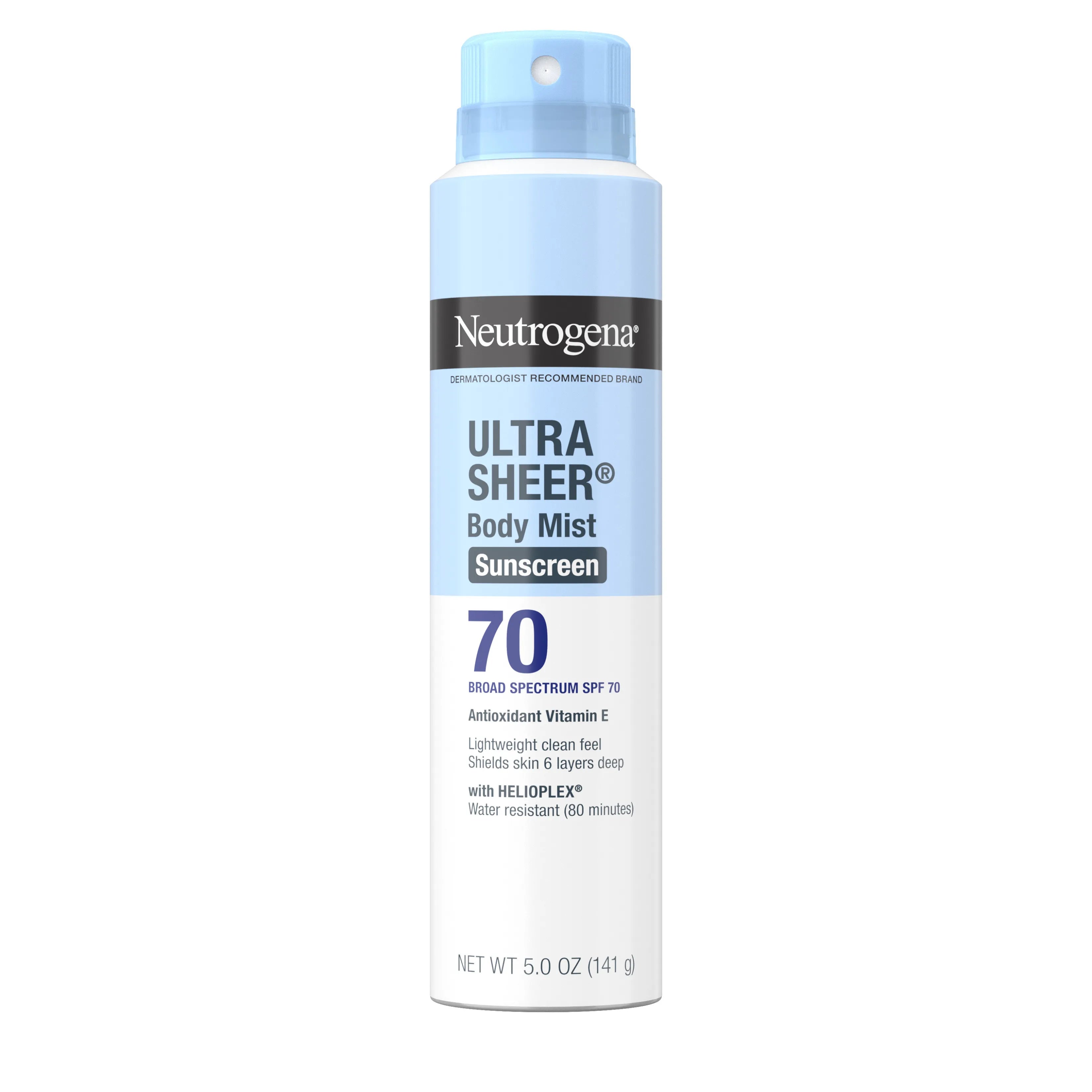 Neutrogena Ultra Sheer Body Mist Sunscreen SPF 70